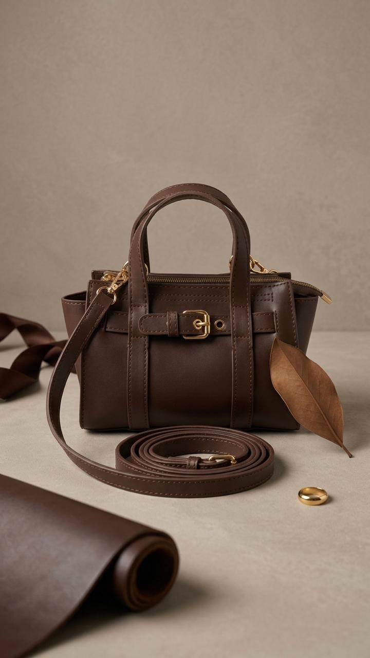Norev Women's Handbag Light Brown Faux Leather