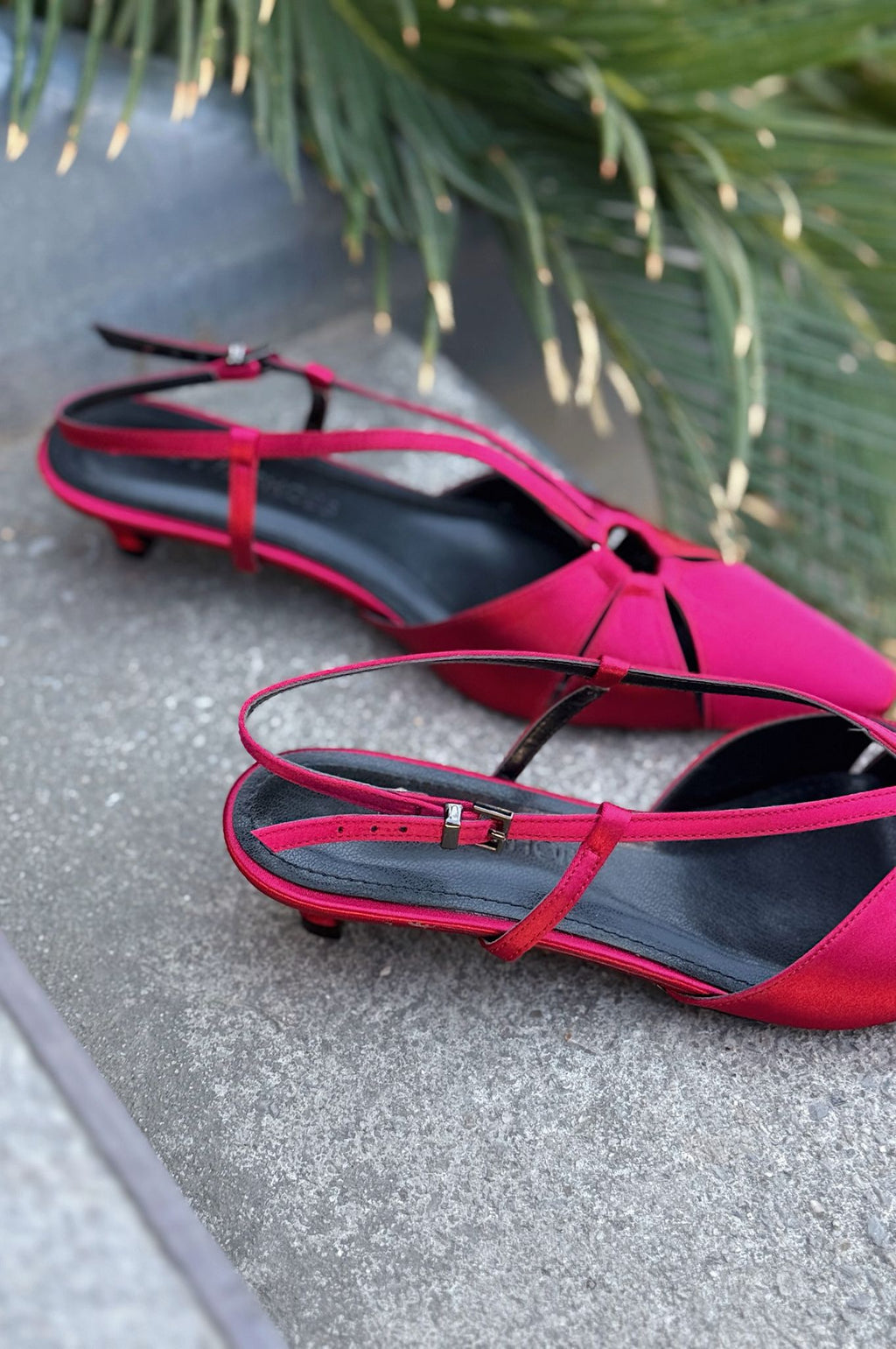 Ozeras Bordeaux Satin Women's Stilettos