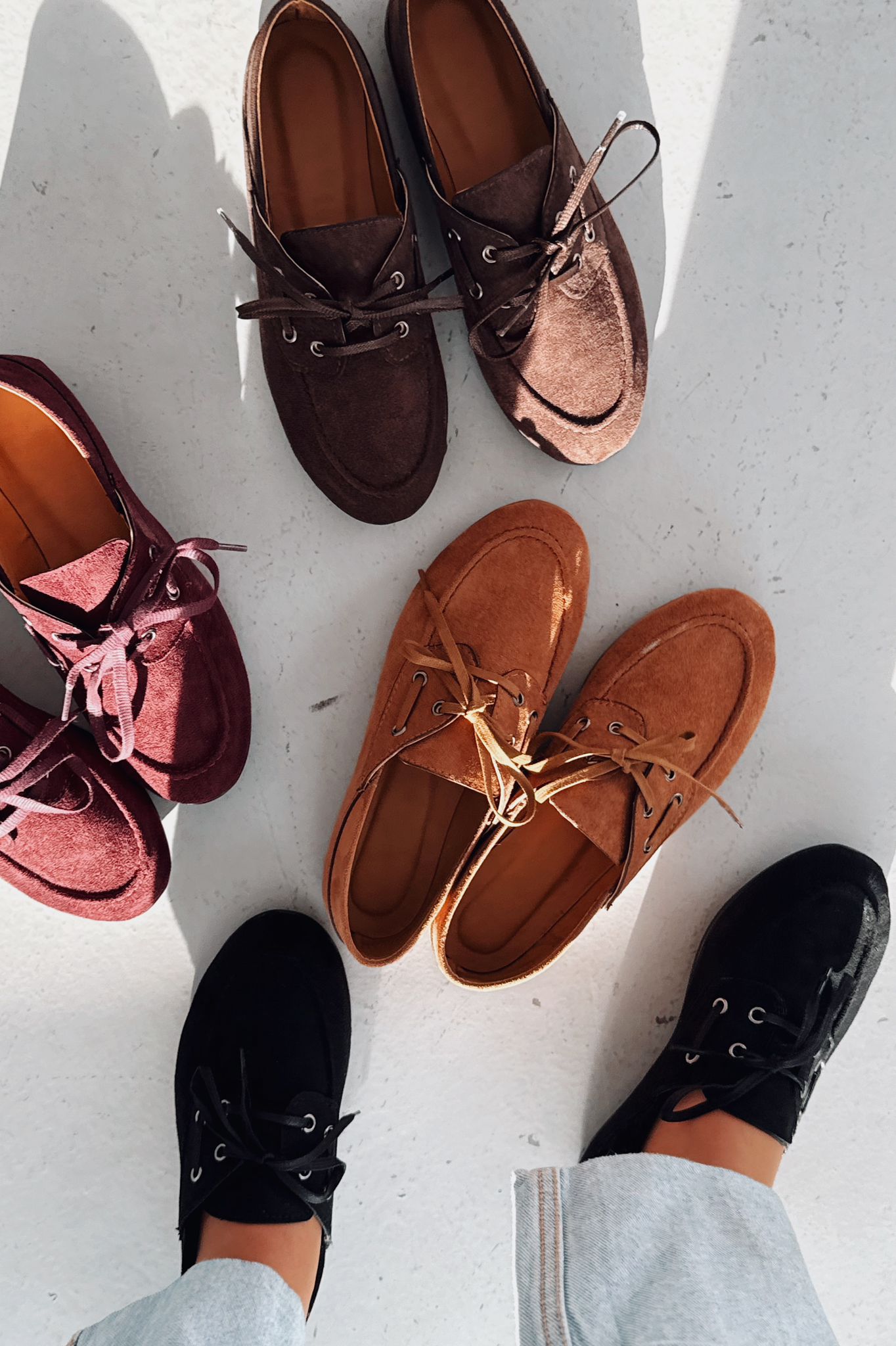 Maltra Tan Suede Women's Oxford Shoes