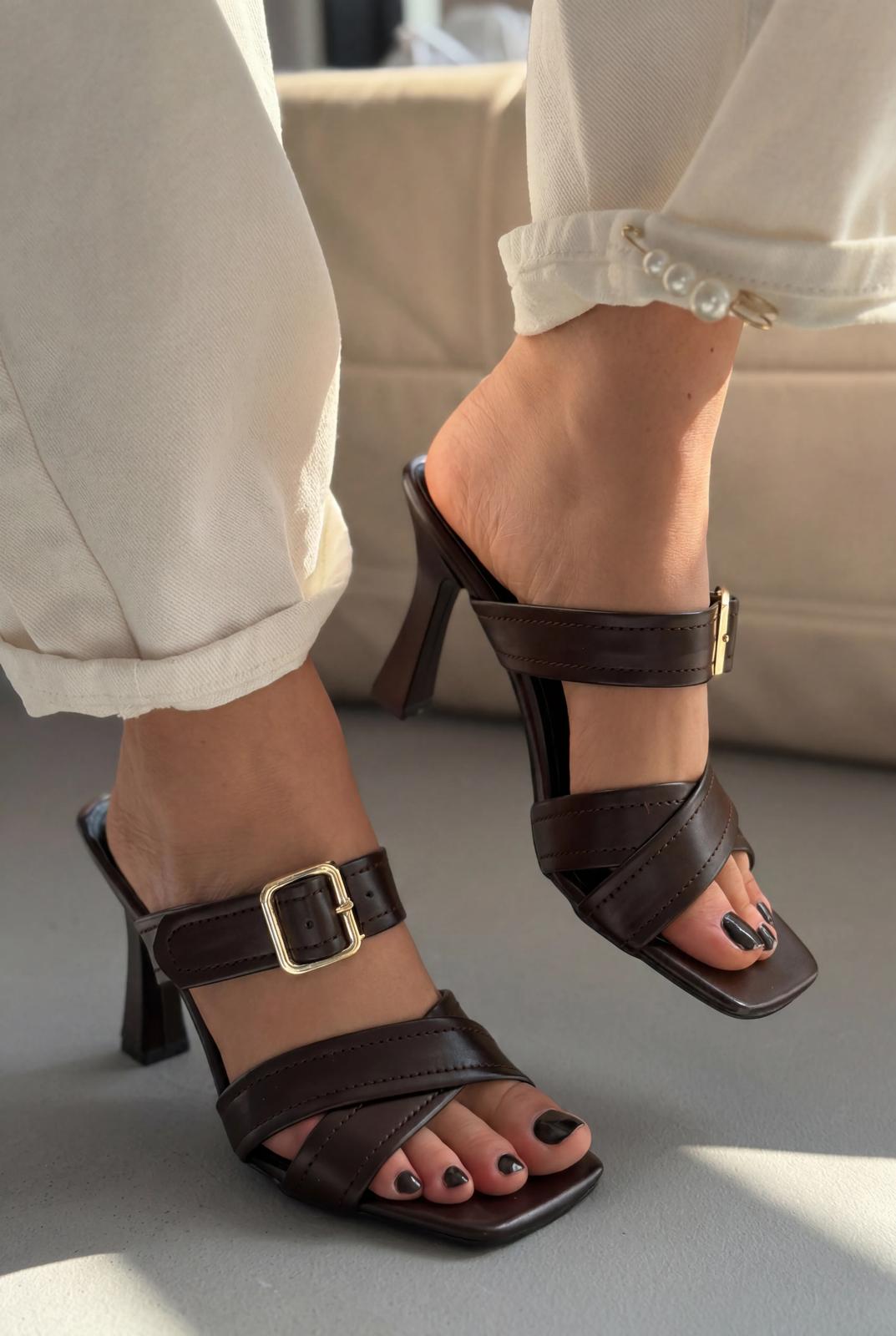 Norden Light Brown Faux Leather Women's Pumps