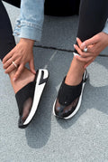 Selrin Women's Black Sneakers Sandals