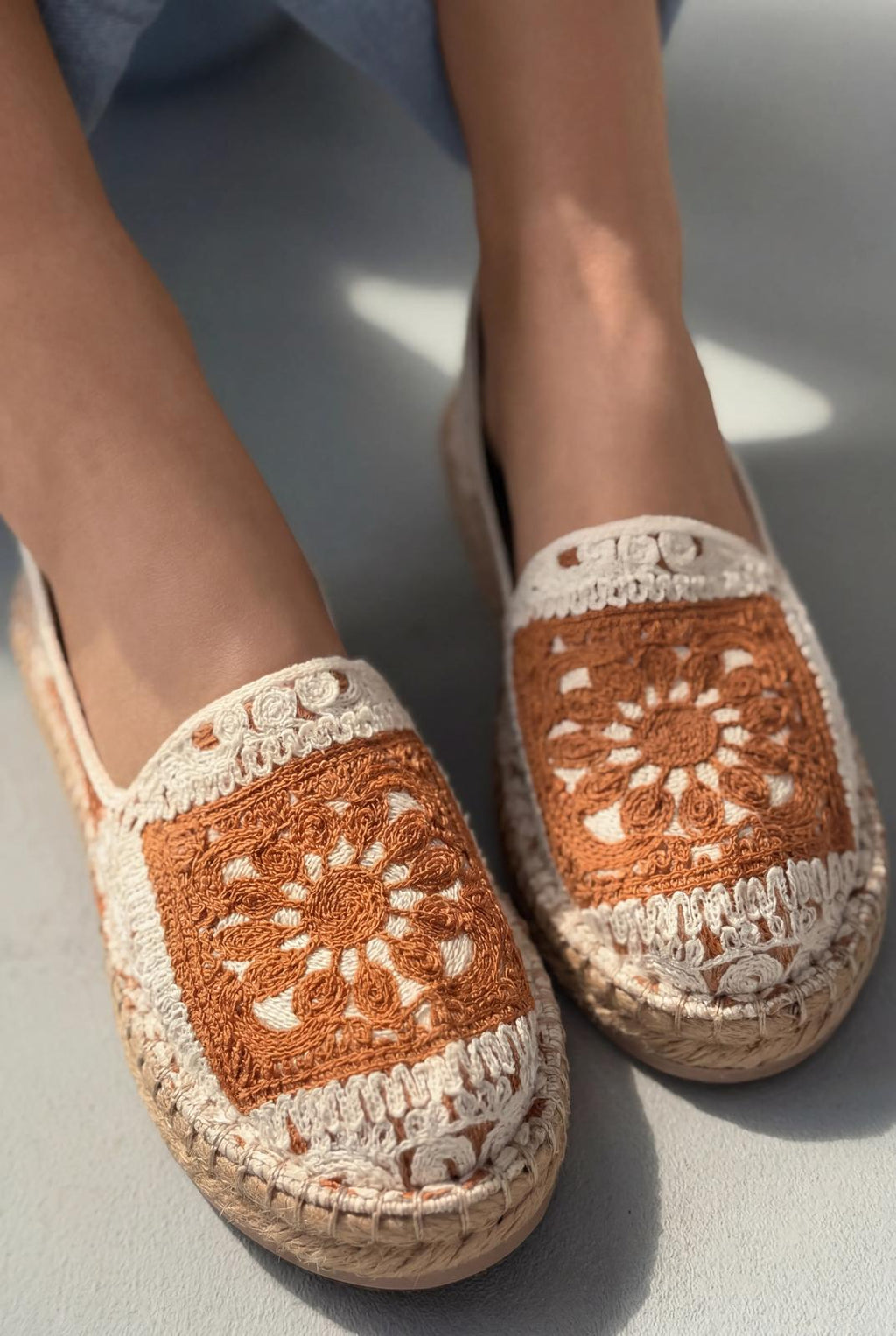 Linera Tan Women's Espadrille Loafers