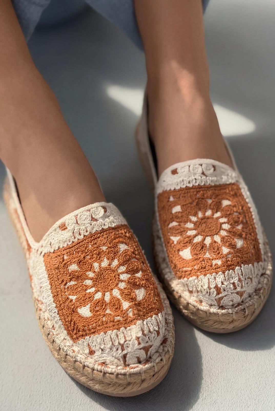 Linera Tan Women's Espadrille Loafers