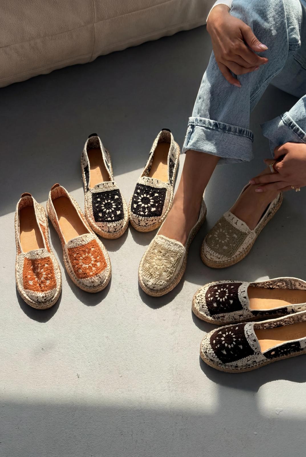 Linera Light Brown Women's Espadrille Loafers