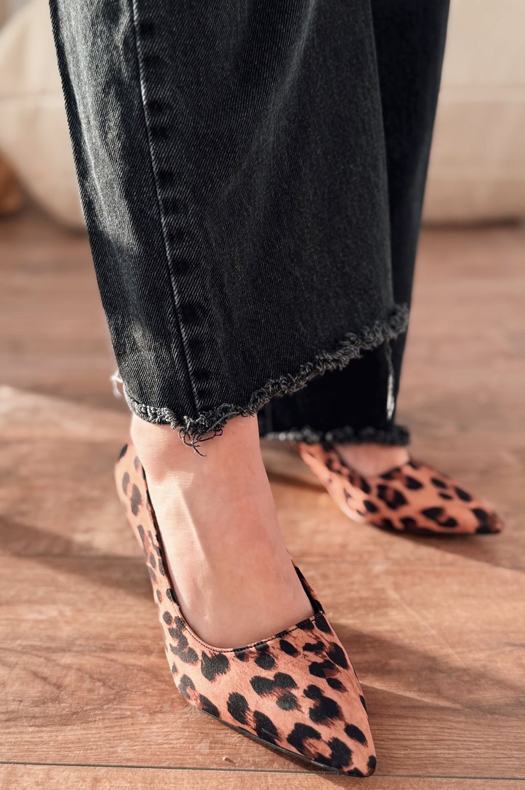 Luntra Orange Leo Patterned Satin Women's Stilettos