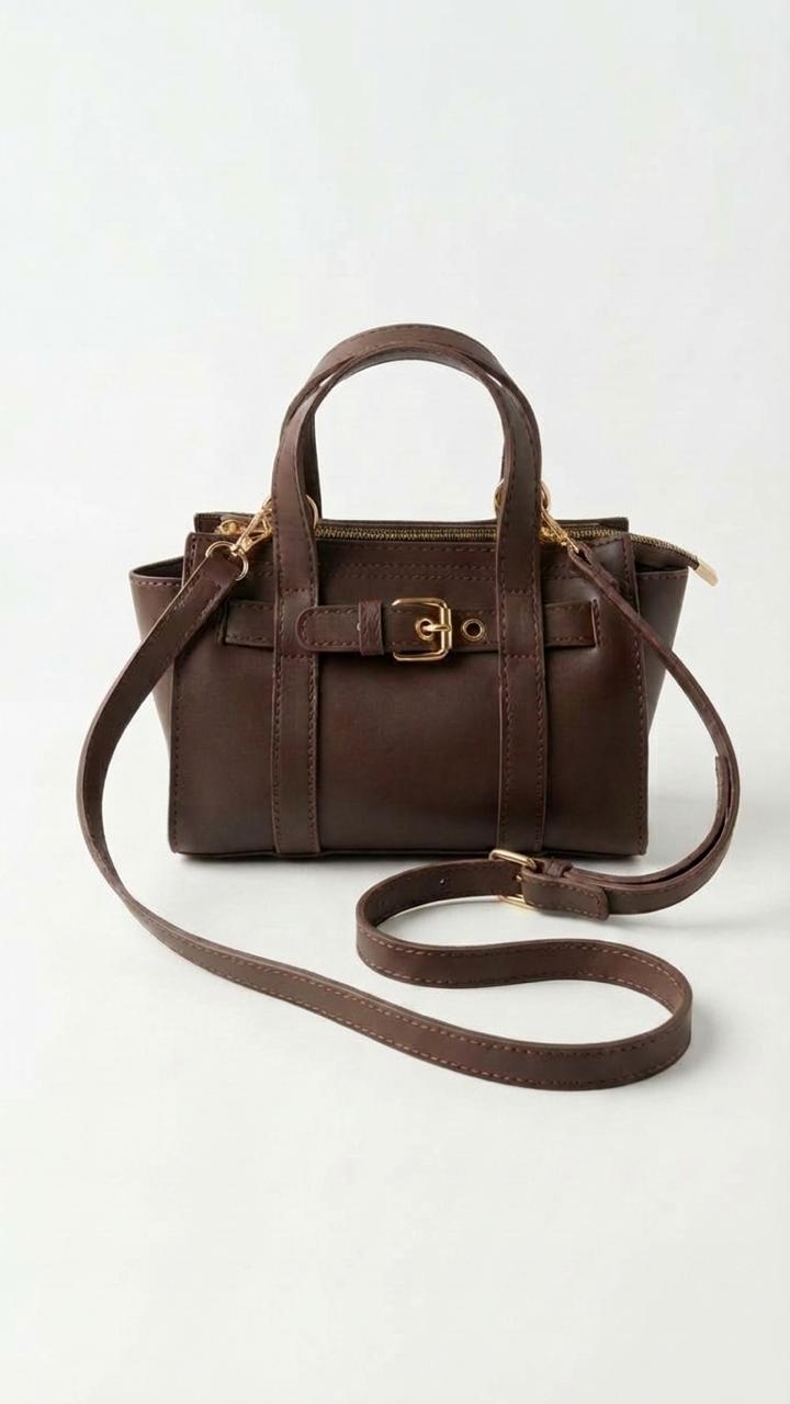 Norev Women's Handbag Light Brown Faux Leather