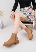 Sorvella Tan Suede Women's Boots
