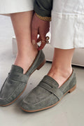 Orvino women's loafer Khaki suede