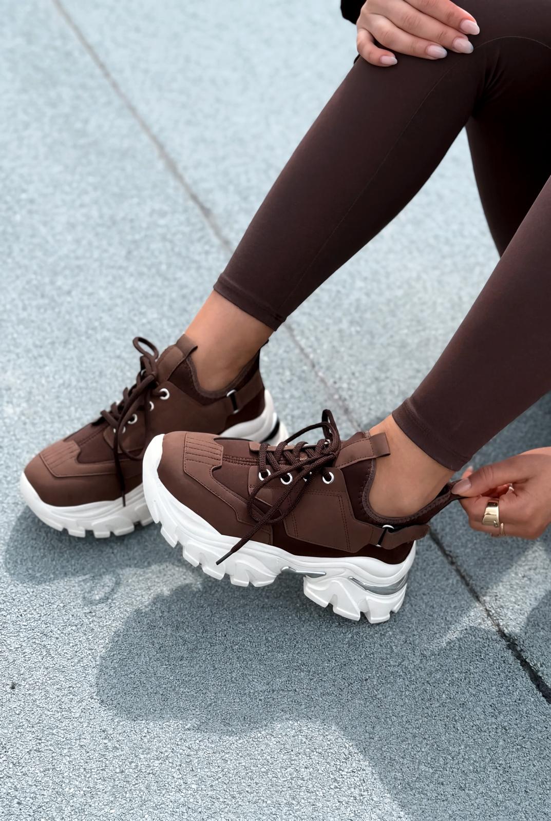 Delorin Dark Brown Women's Sneakers