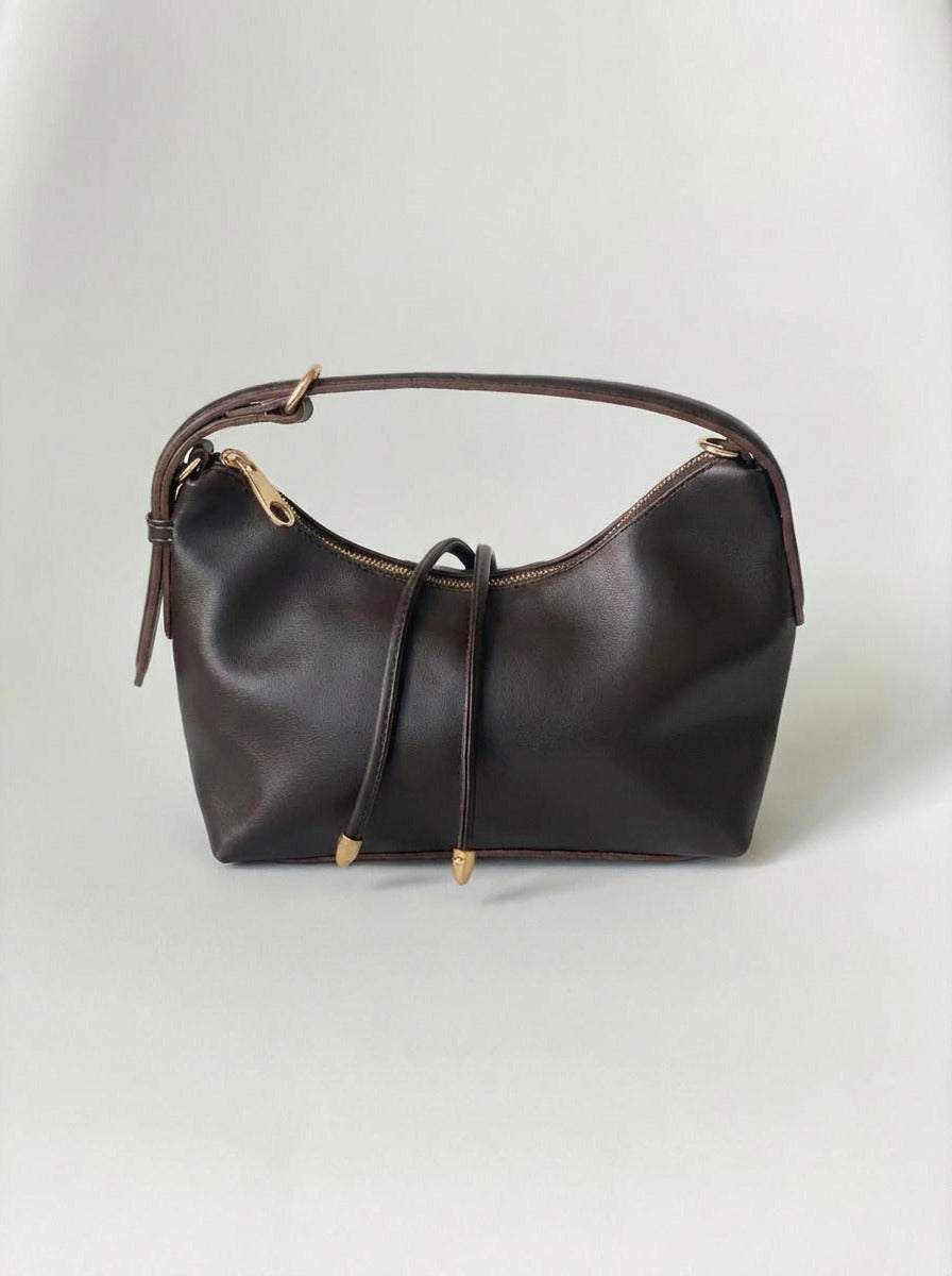 Nelin Light Brown Faux Leather Women's Handbag
