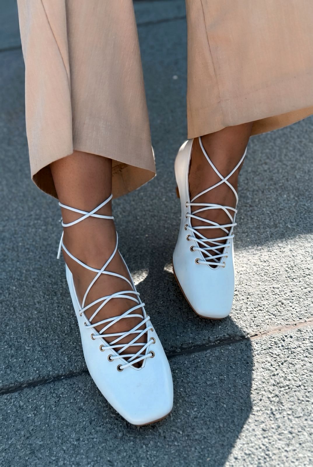 Sernis Baby Blue Faux Leather Women's Pumps