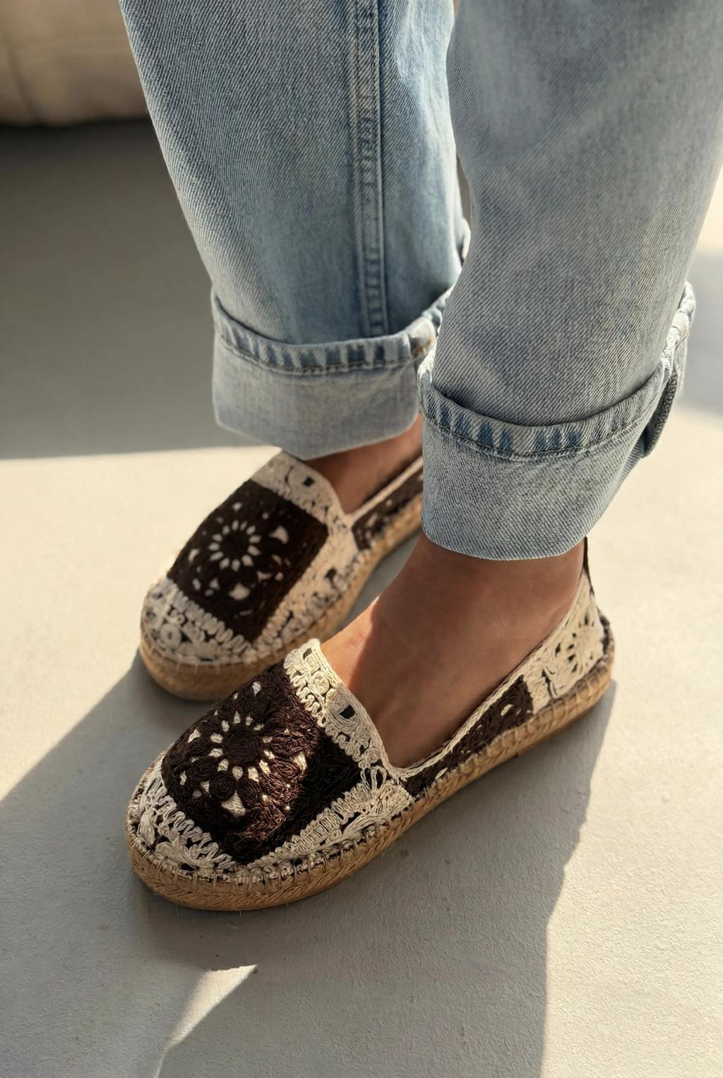 Linera Light Brown Women's Espadrille Loafers