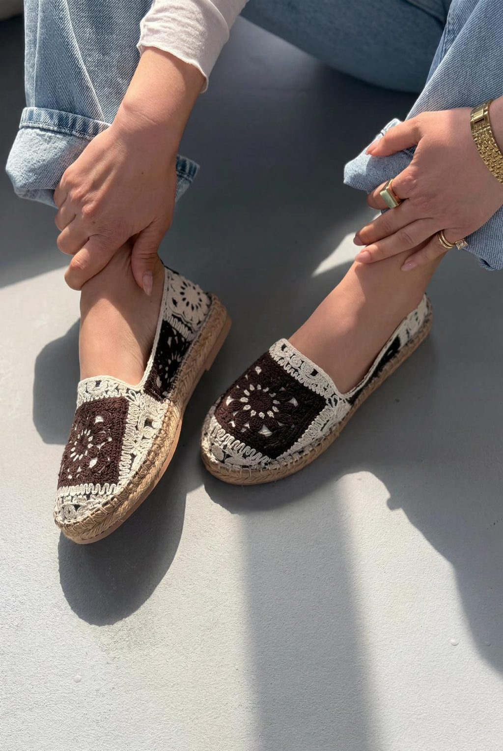 Linera Light Brown Women's Espadrille Loafers