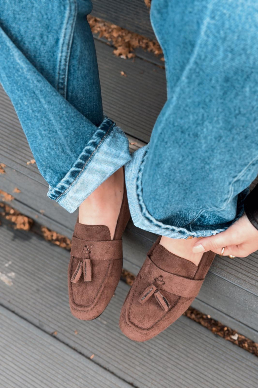 Olena Women's Loafer Light Brown Suede