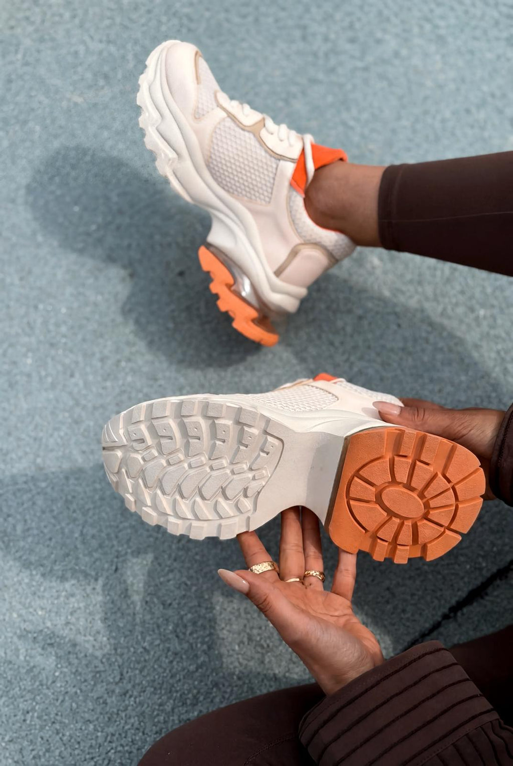 Meris Orange Women's Sneakers