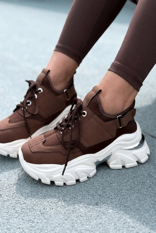Delorin Dark Brown Women's Sneakers