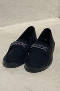 Entra Black Nubuck Women's Loafers