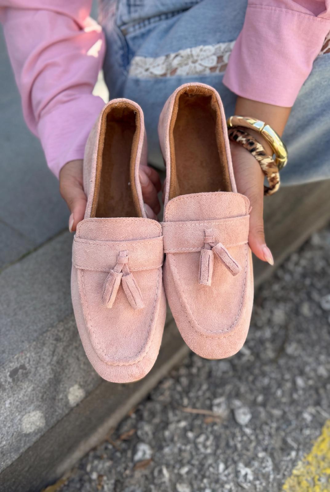Olena Powder Suede Women's Loafers