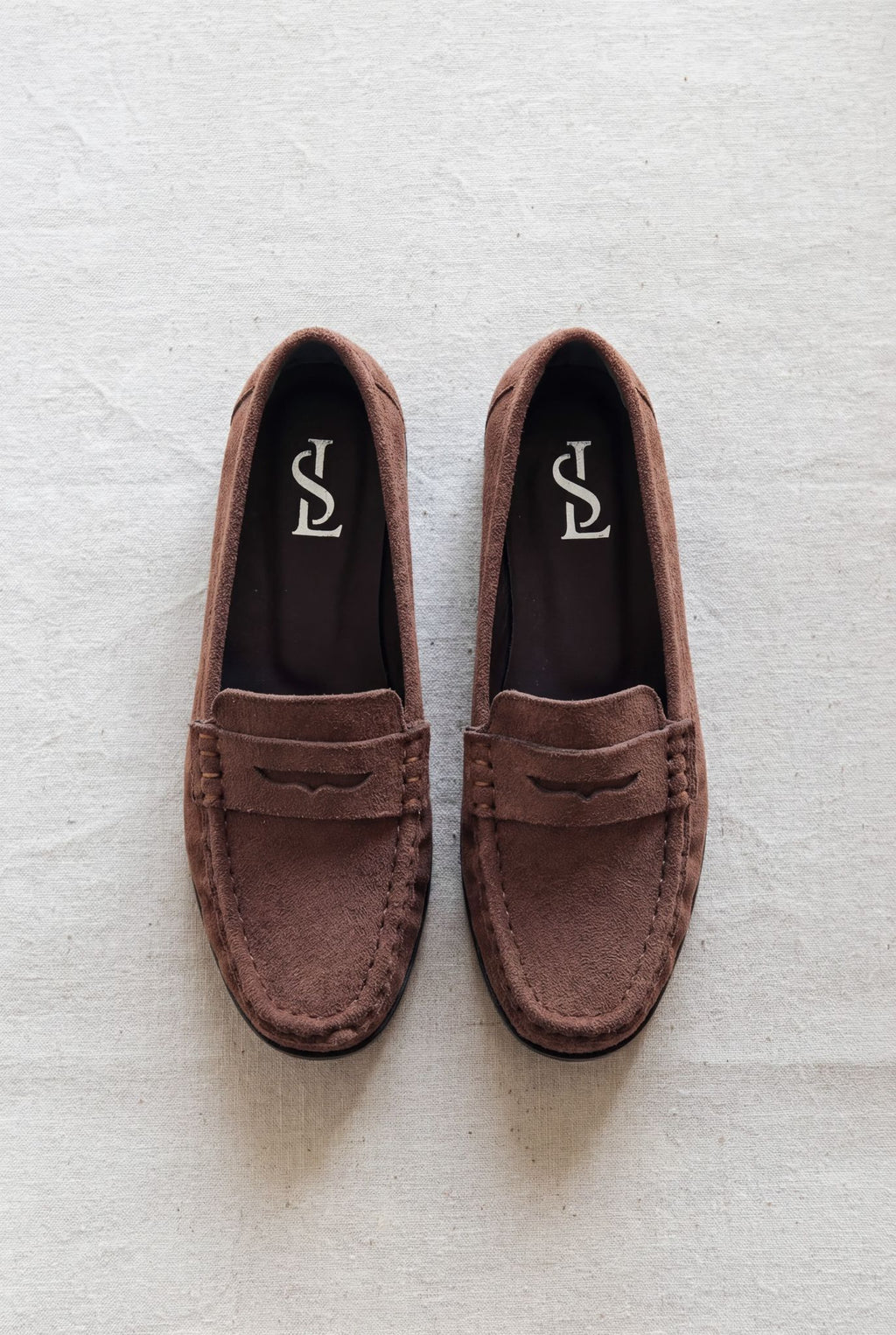 Marcel Dark Brown Suede Women's Loafers