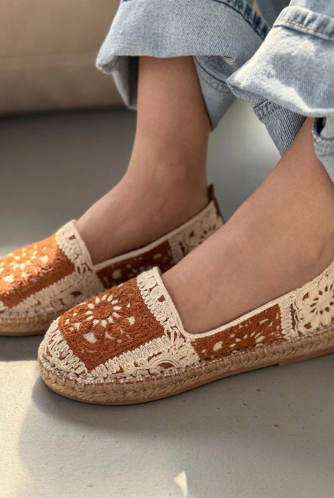 Linera Tan Women's Espadrille Loafers