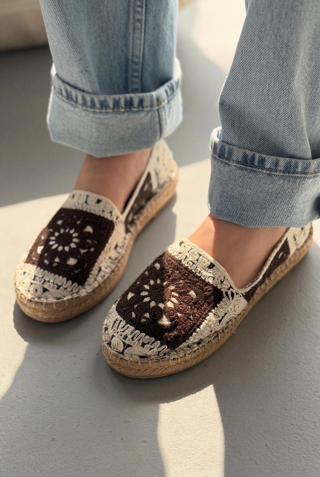 Linera Light Brown Women's Espadrille Loafers