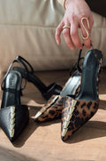 Jaylen Leo Pattern Satin Women's Pumps