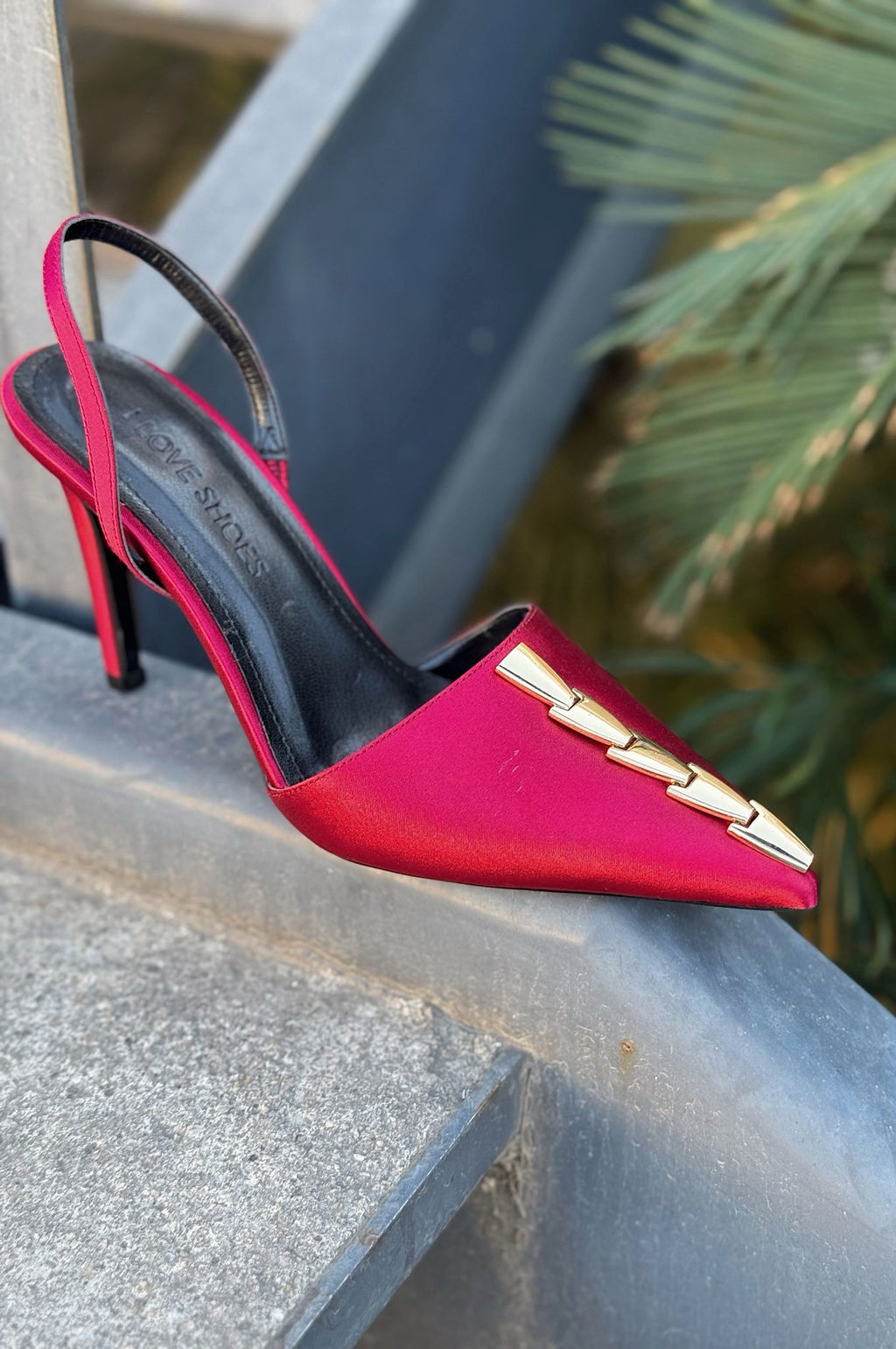 Jaylen Bordeaux Satin Women's Pumps