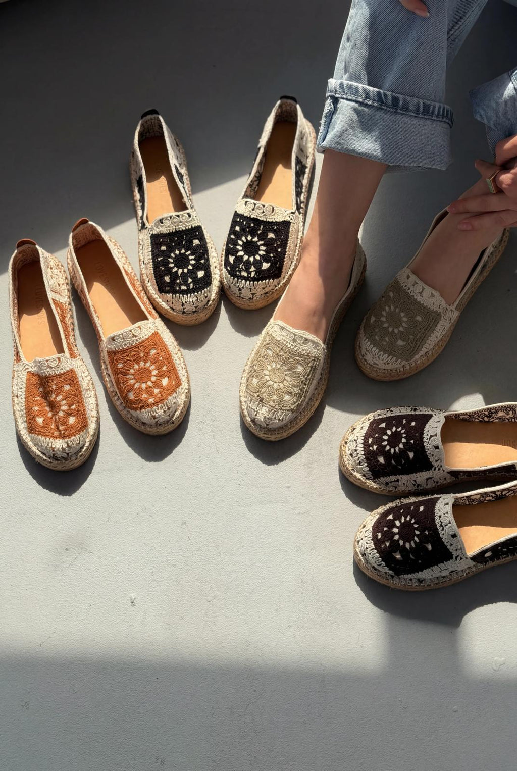 Linera Khaki Women's Espadrille Loafers