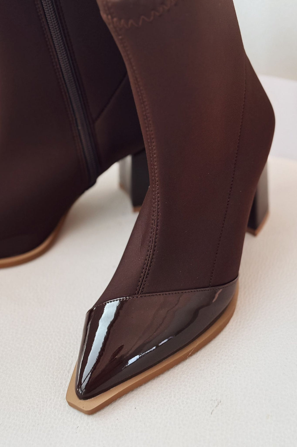 Mivora Stretch Dark Brown Women's Boots