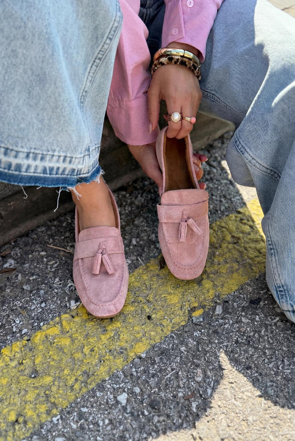 Olena Powder Suede Women's Loafers