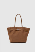 Fiorra Shoulder Bag Tan Suede