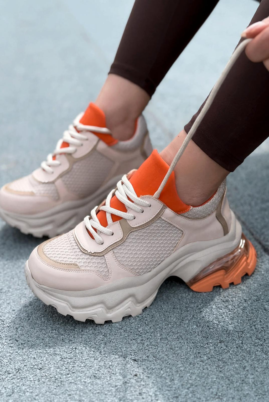 Meris Orange Women's Sneakers