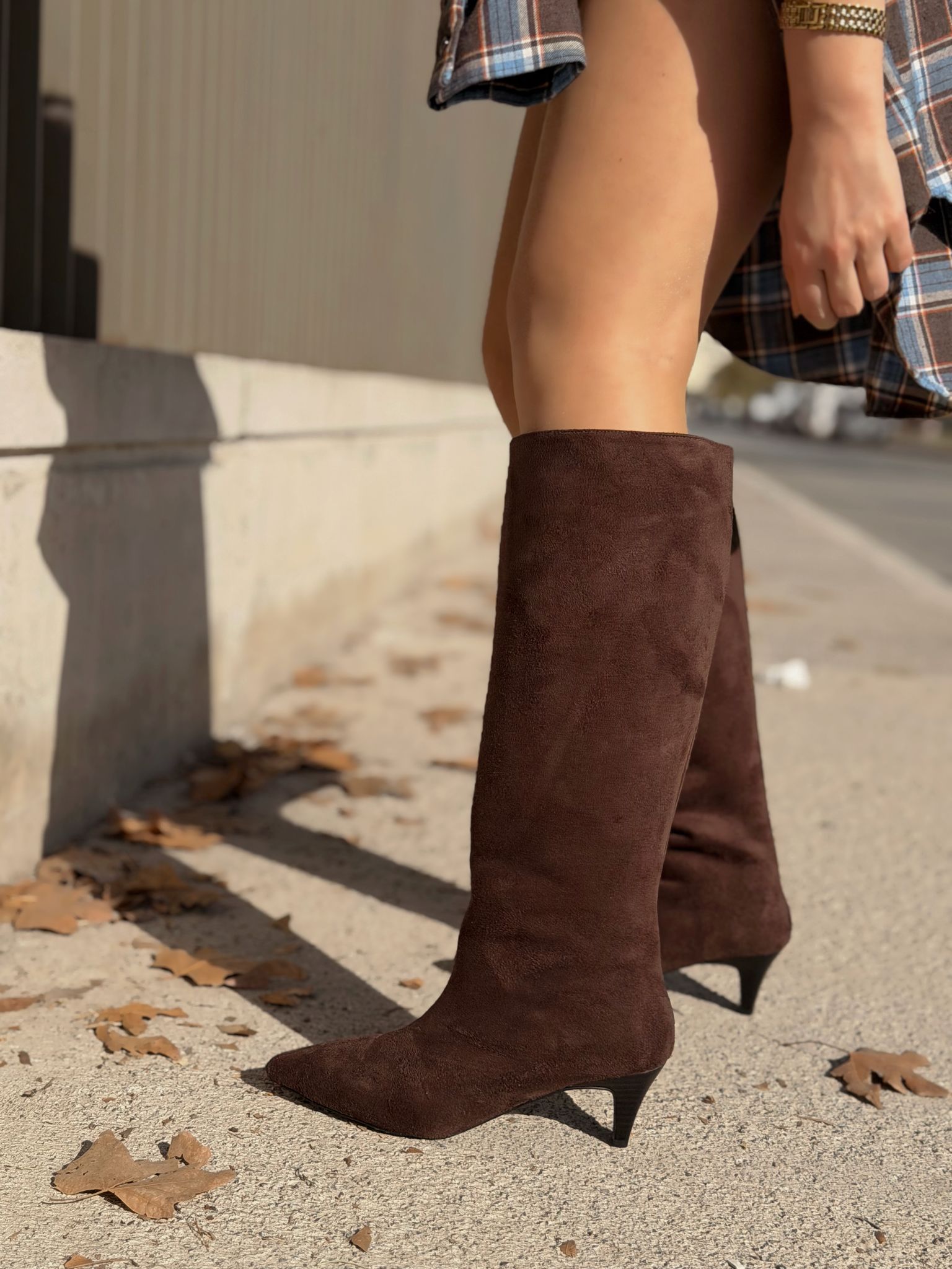Remni Women's Pumps Boots Light Brown Suede