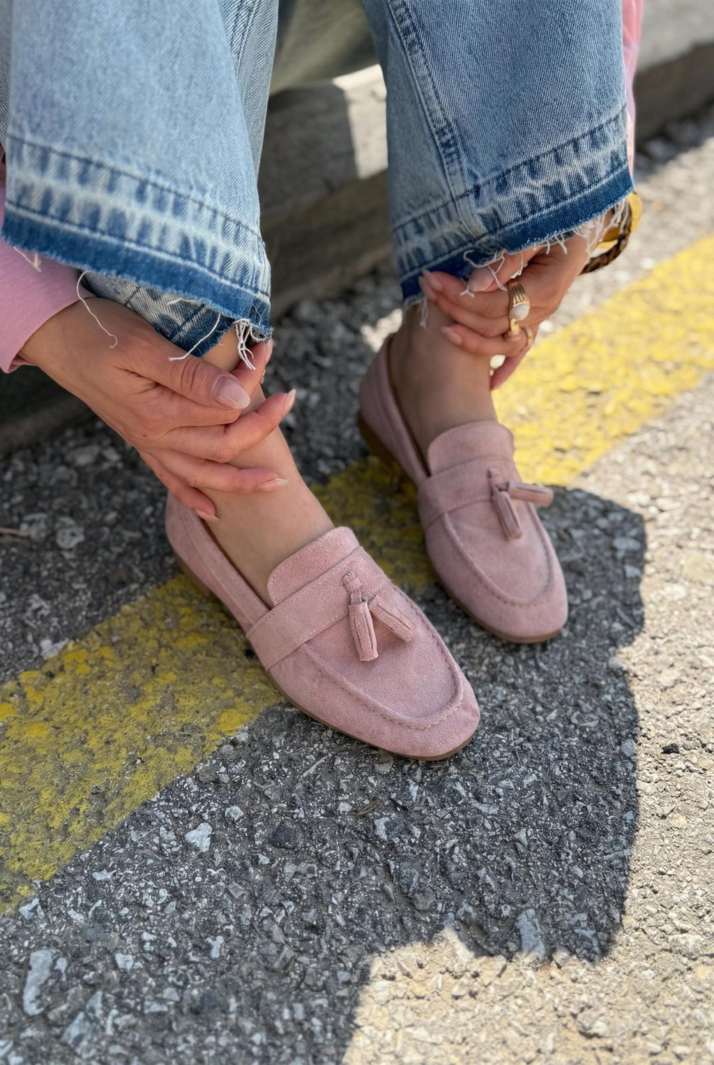 Olena Powder Suede Women's Loafers