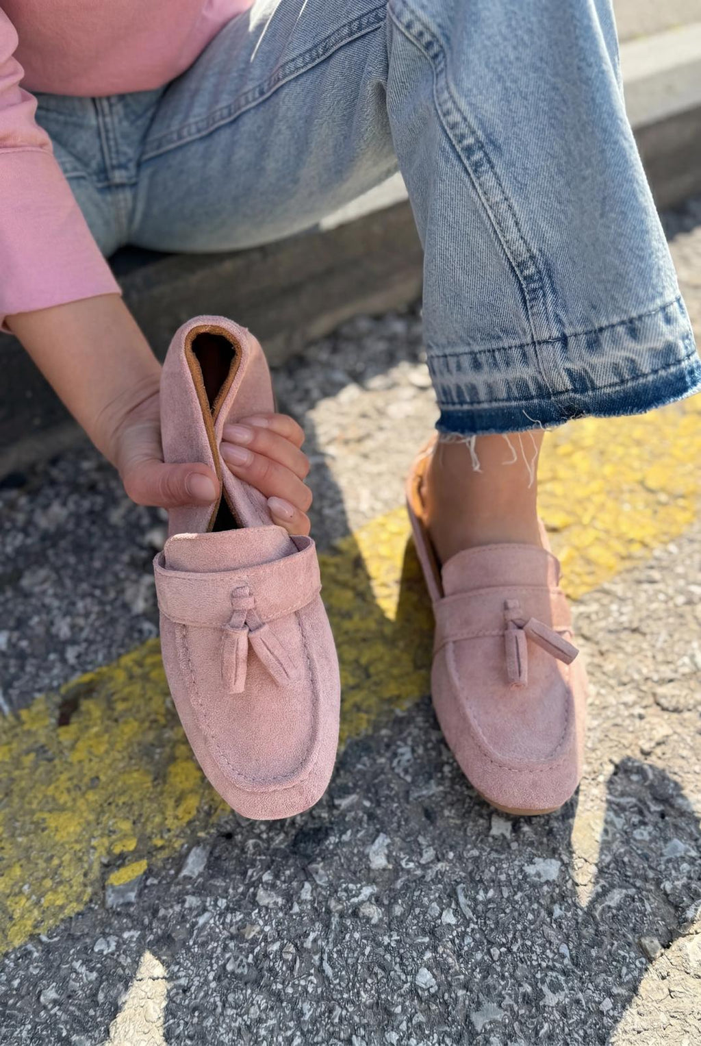Olena Powder Suede Women's Loafers