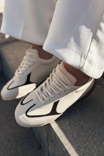 Rosven Taupe Faux Leather Women's Sneakers