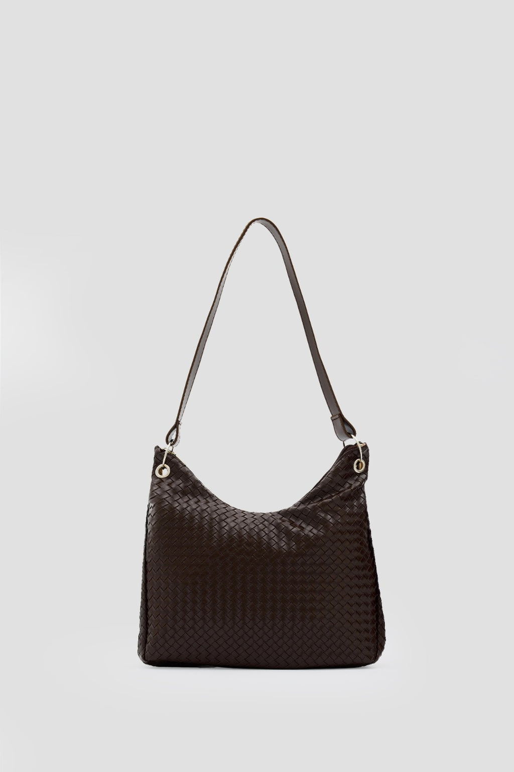 Noelis Women's Shoulder Bag Light Brown Woven Pattern