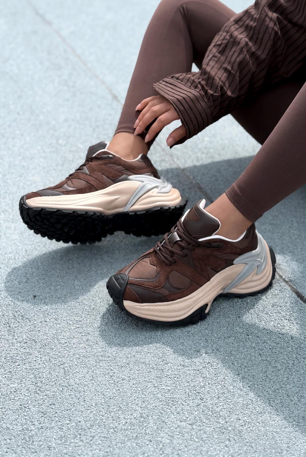 Leriva Dark Brown Women's Sneakers