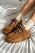 Ruvo Tan Suede Women's Sneakers