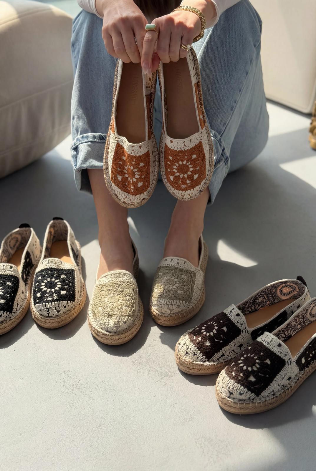 Linera Tan Women's Espadrille Loafers