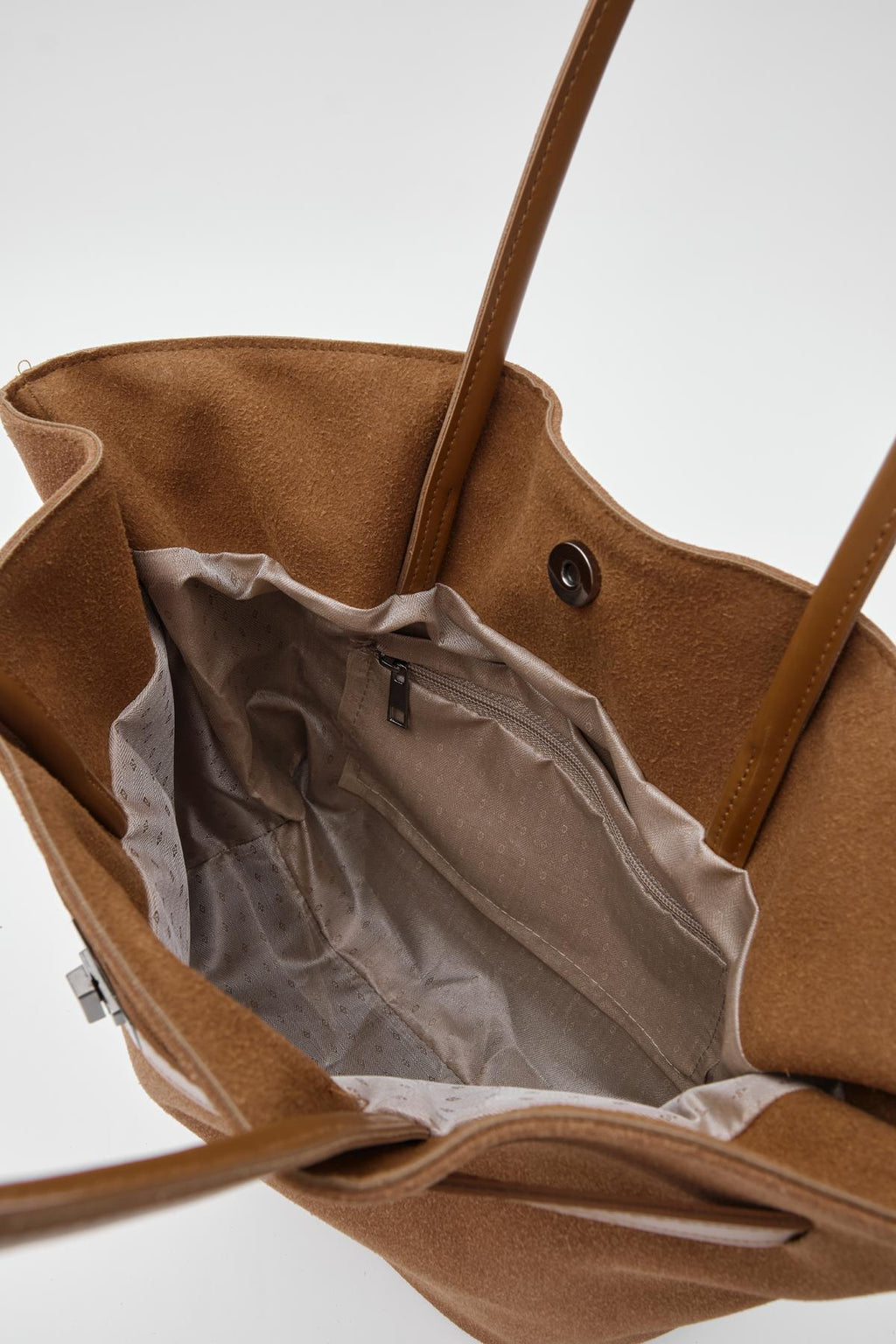 Fiorra Shoulder Bag Tan Suede