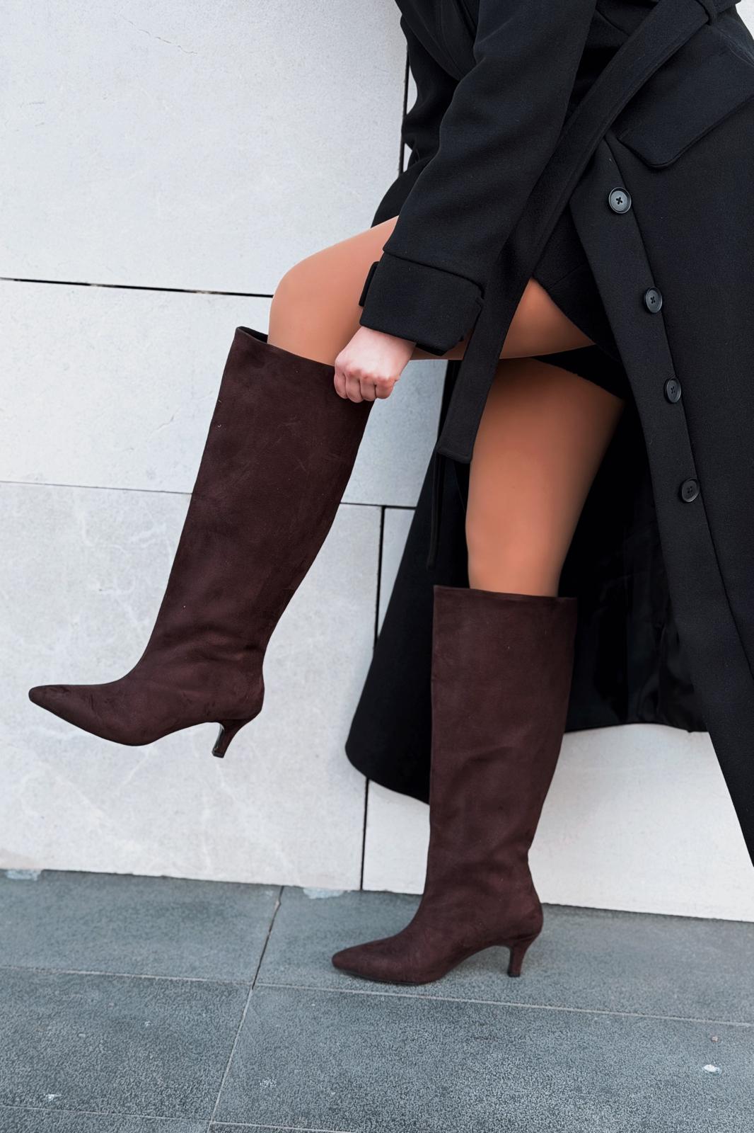 Gwen Women's Pumps Boots Light Brown Suede