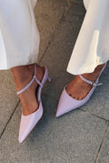 Torev Lilac Faux Leather Women's Stilettos