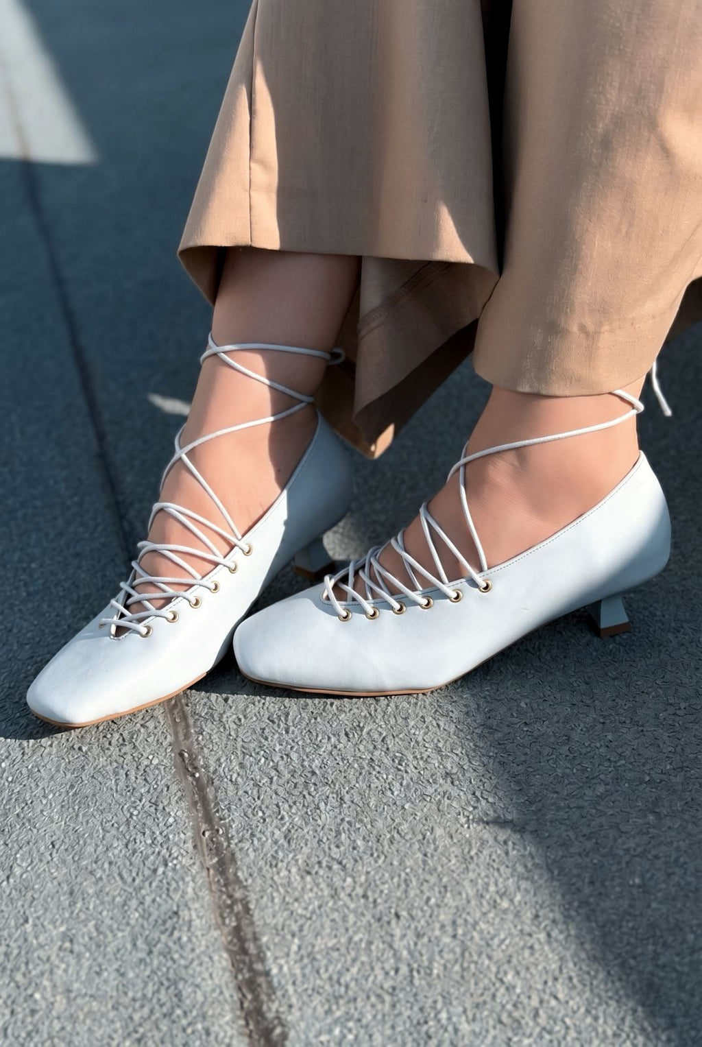 Sernis Baby Blue Faux Leather Women's Pumps