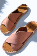 Orind Blush Suede Strap Detail Women's Slides