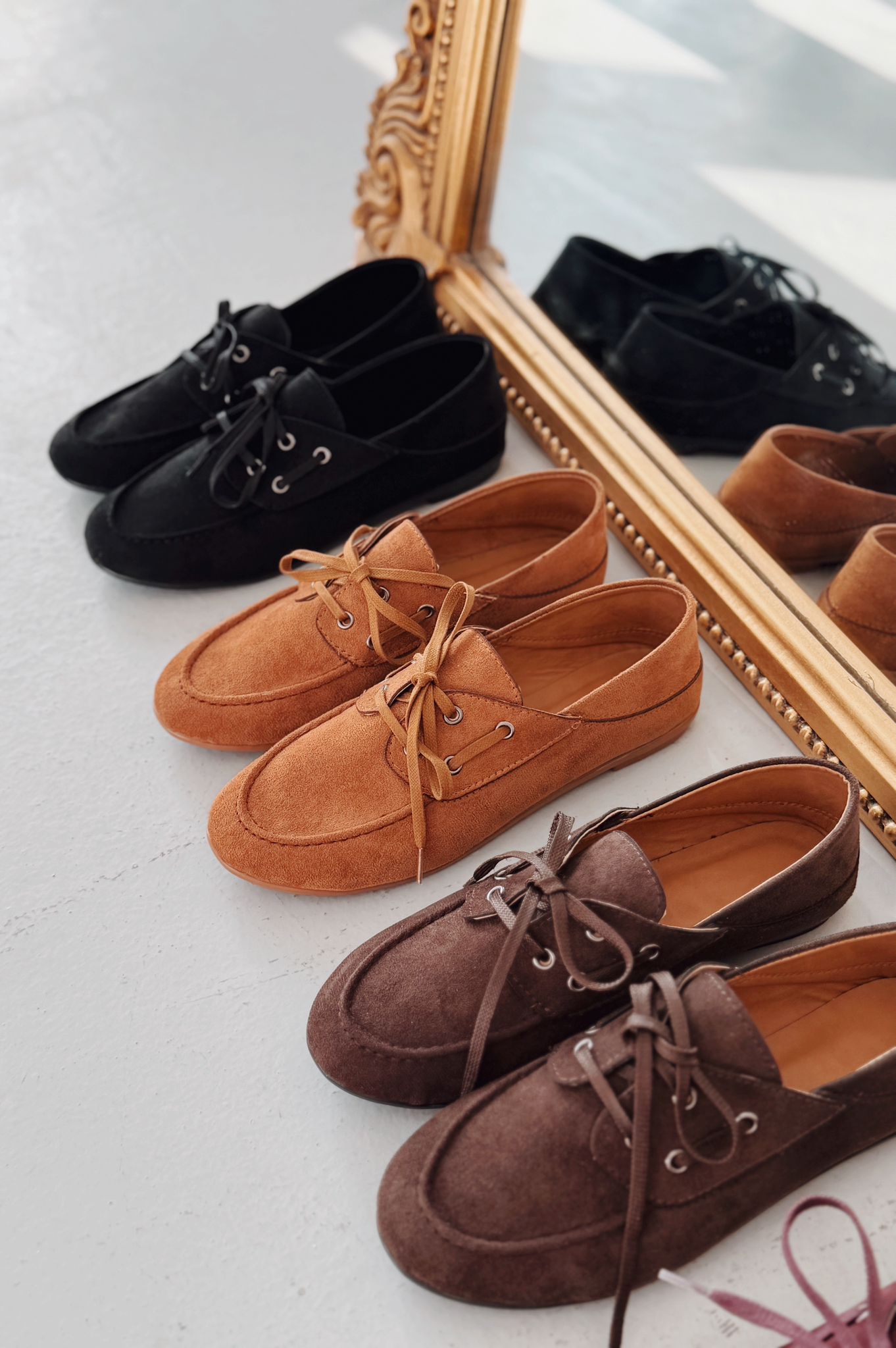 Maltra Tan Suede Women's Oxford Shoes