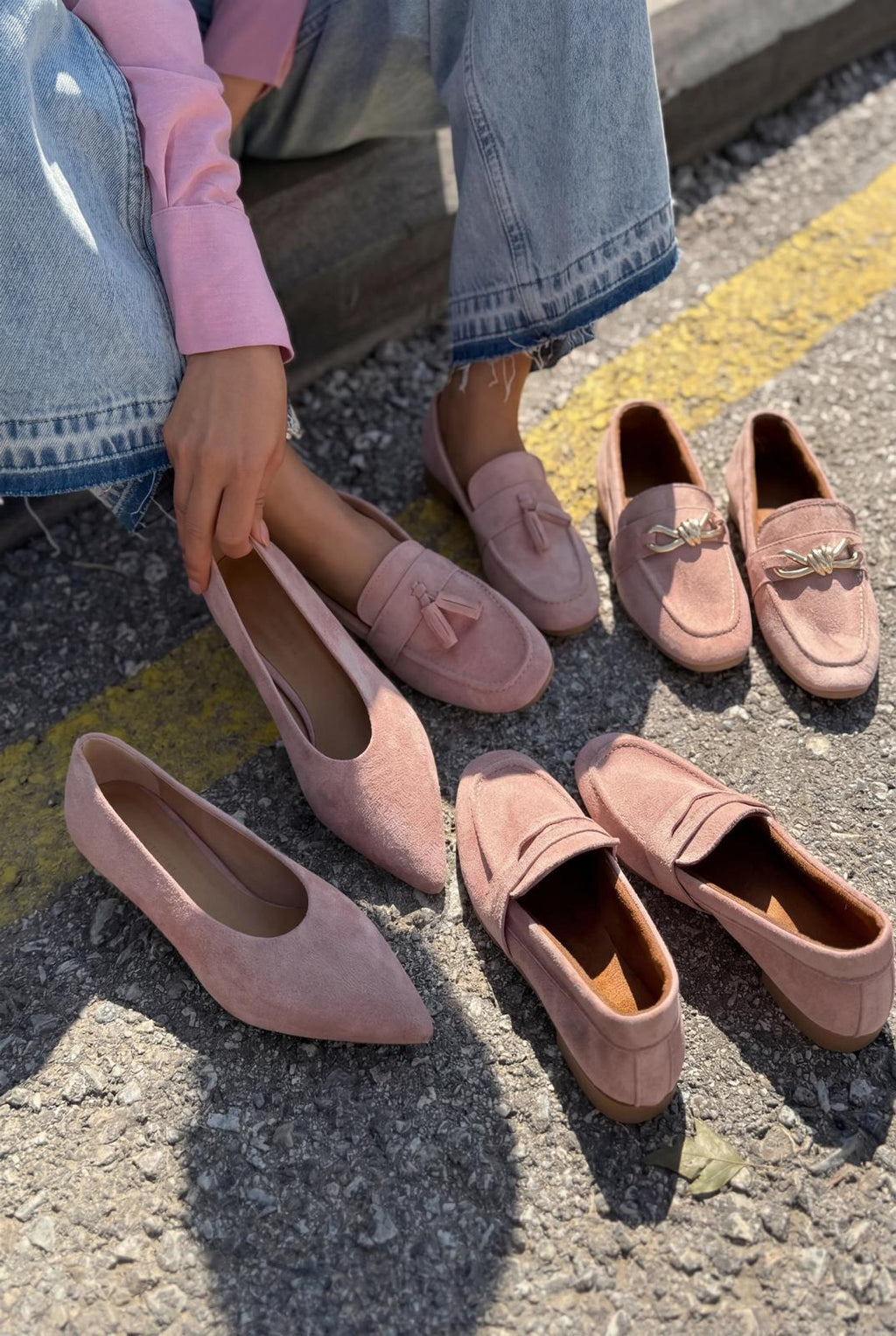 Olena Powder Suede Women's Loafers