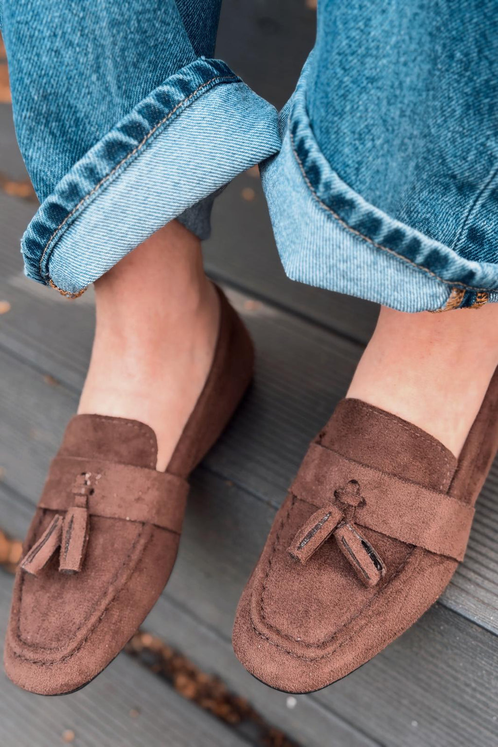 Olena Women's Loafer Light Brown Suede