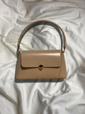 Bellot Taupe Faux Leather Women's Shoulder Bag