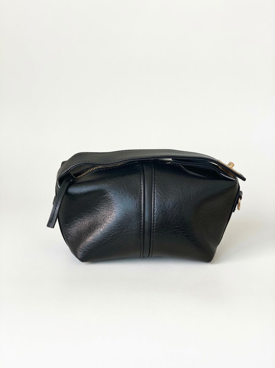 Sior Black Faux Leather Women's Handbag